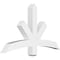 Ekena Millwork Alberta Architectural Grade PVC Gable Bracket, 48"W x 28"H x 4"D x 4"F, 14/12 Pitch GBP048X28X0404ALB00 - alternate 1